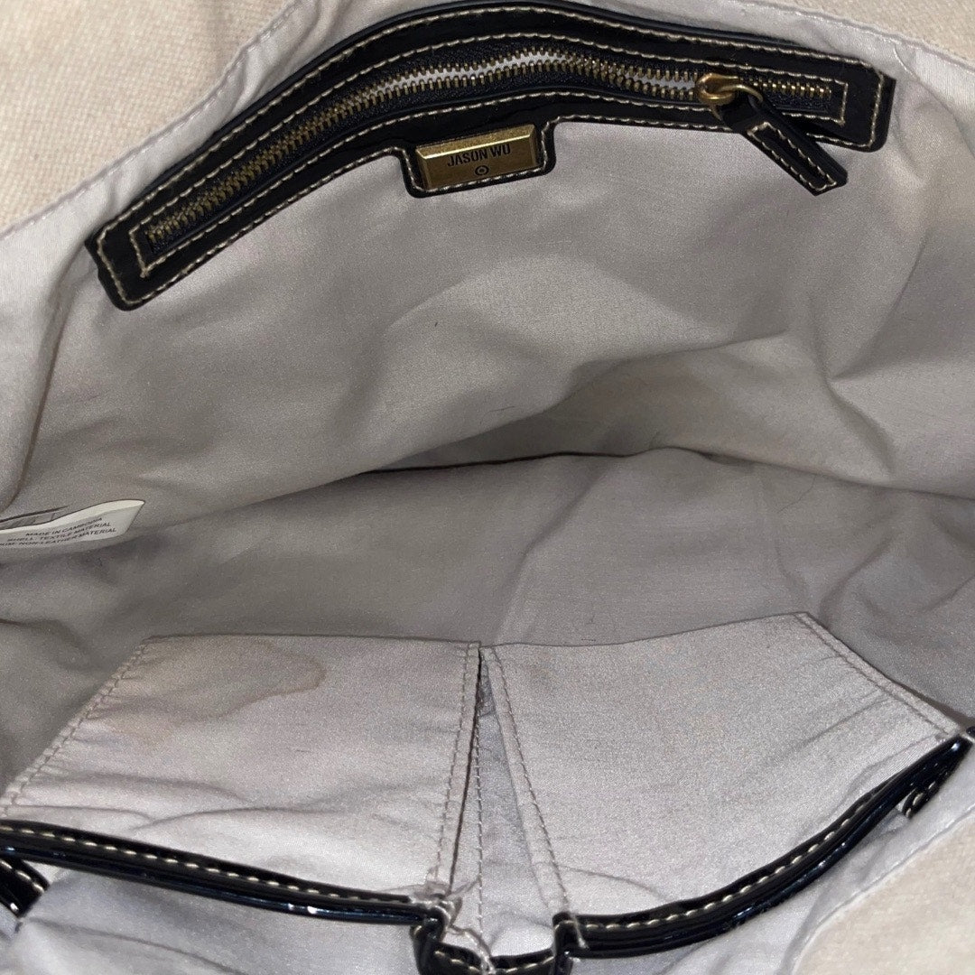 Jason Wu milu cat print canvas tote bag handbag limited edition