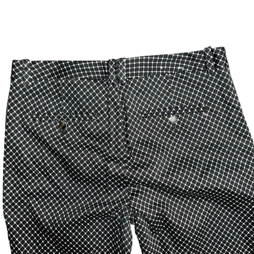 Calvin Klein Women Dress Pants Geometric Print Stretch Slim Leg Trousers Size 8