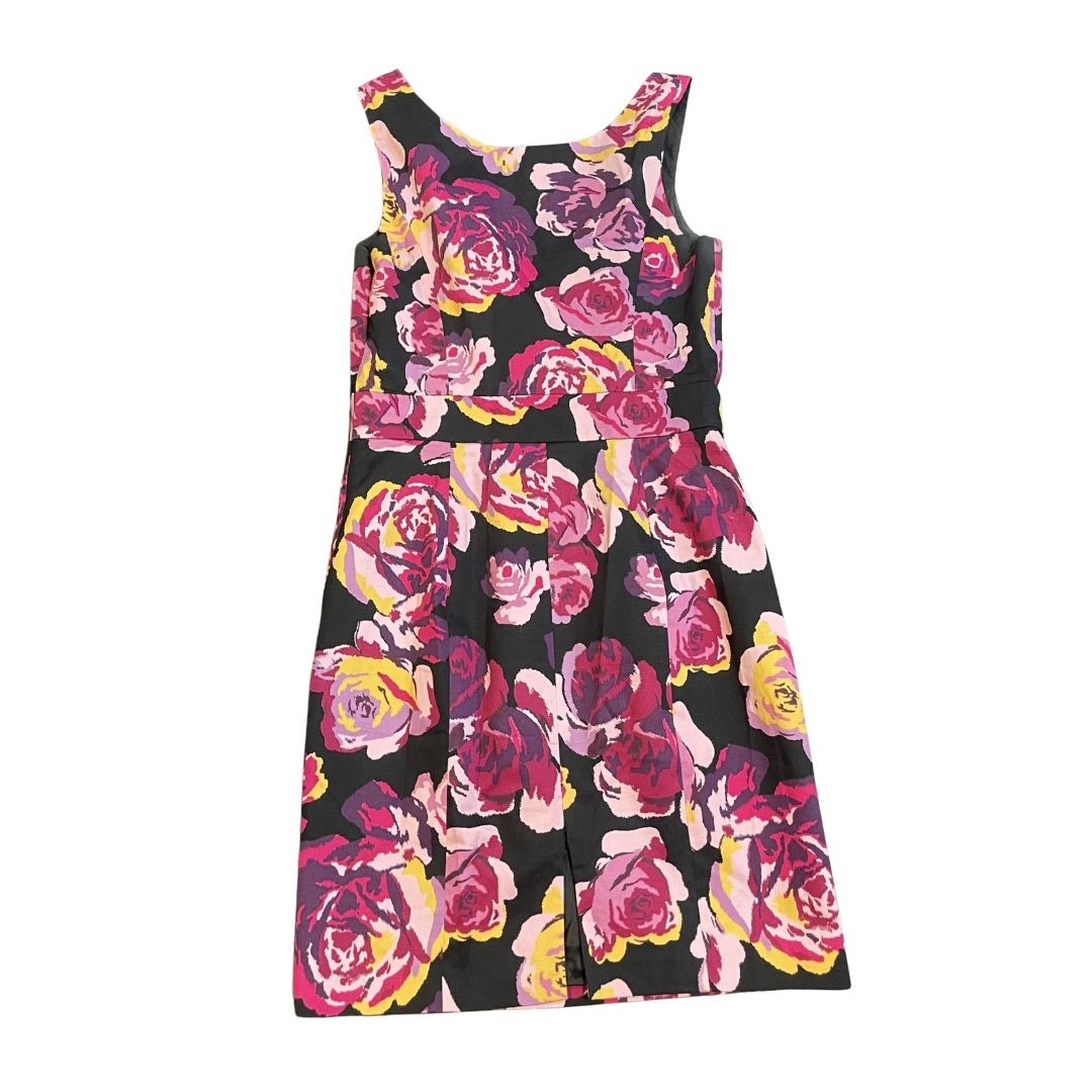 Express Sleeveless Floral Print Sheath Midi Dress Size 8 Spring Brunch Garden