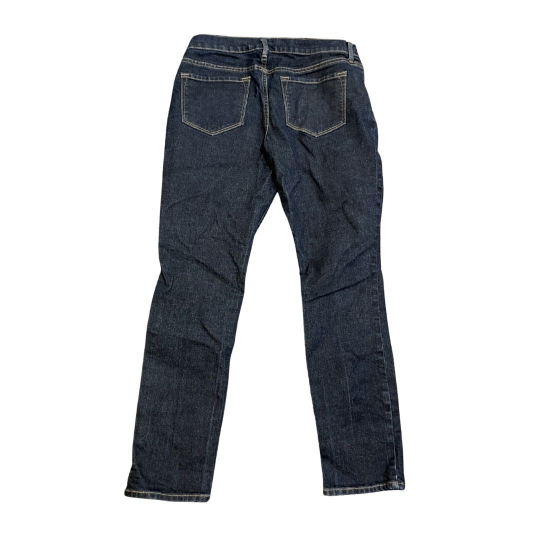 Old Navy Original Mid Rise Straight Leg Denim Jeans Pants SZ 8 Short Streetwear