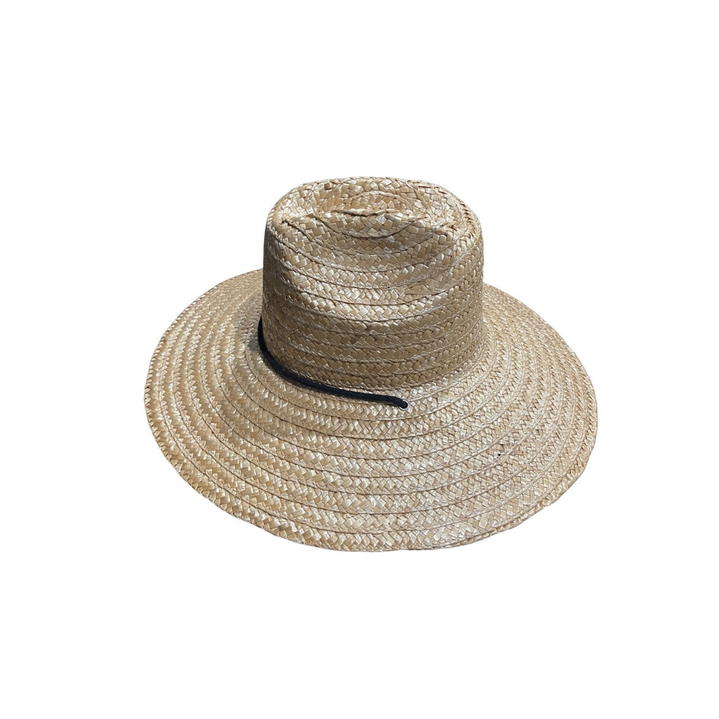 Straw Sun Hat Chin Cord Lifeguard Safari Woven Beach Garden Outdoor