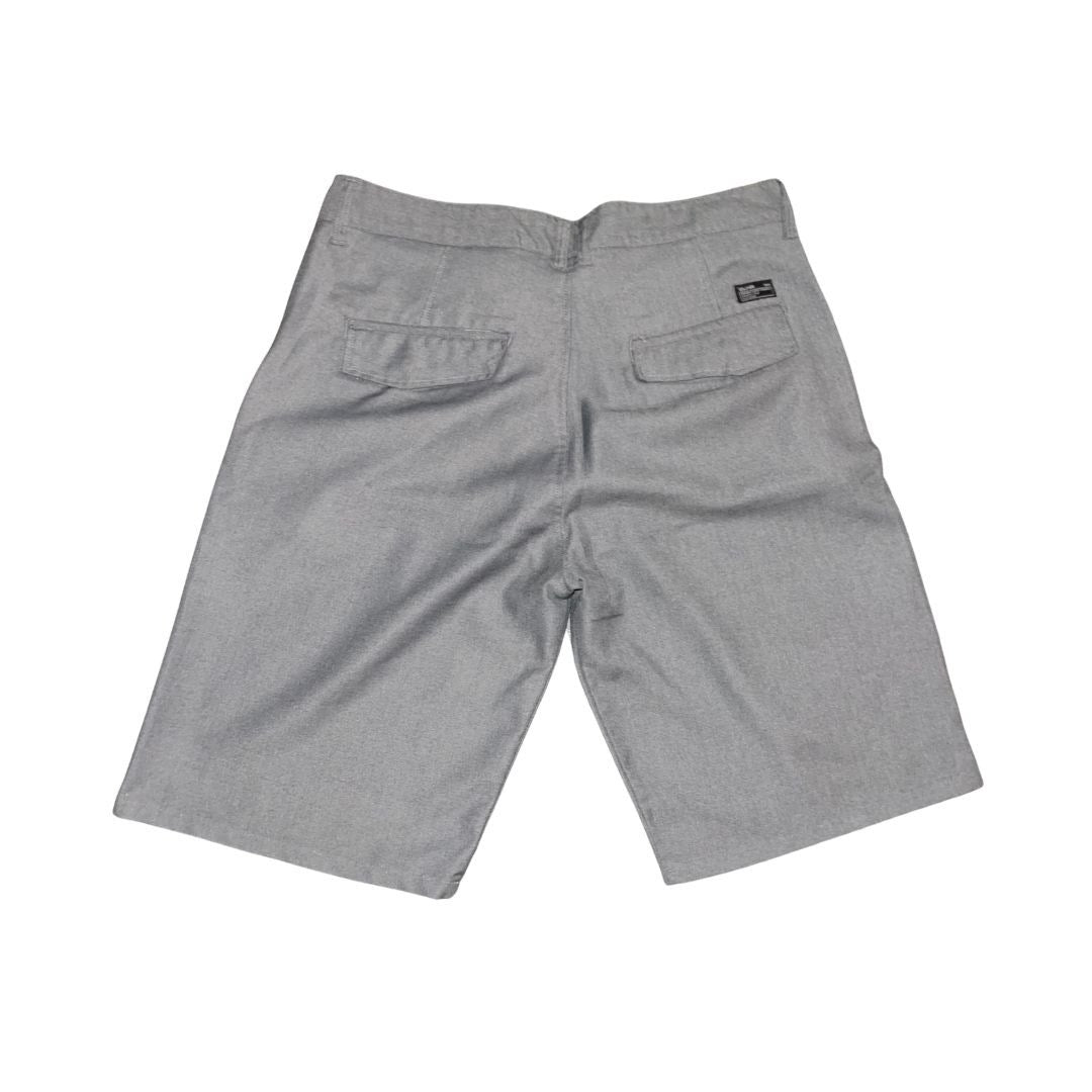 Elixir Men Chino Shorts Gray Pockets Size 36