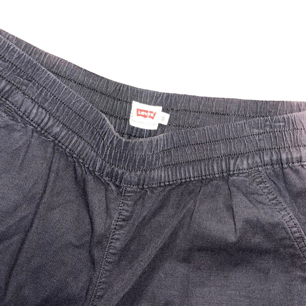 Levi's Black Pants Stretch Elastic Waist jeans joggers cargo Size Small
