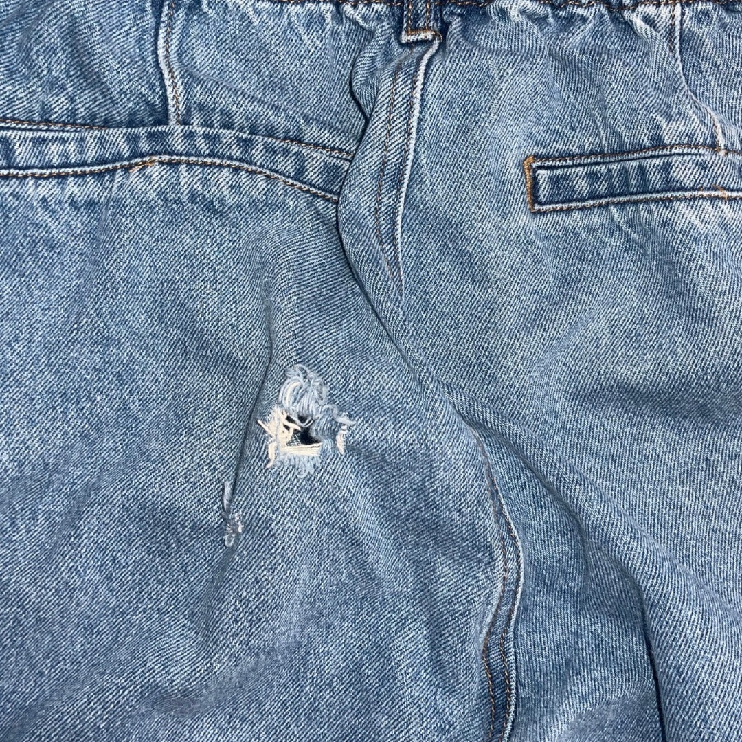 Forever 21 Baggy Denim Cargo Jeans Wide Leg Plus Size 12 Y2K Streetwear 90s Flaw