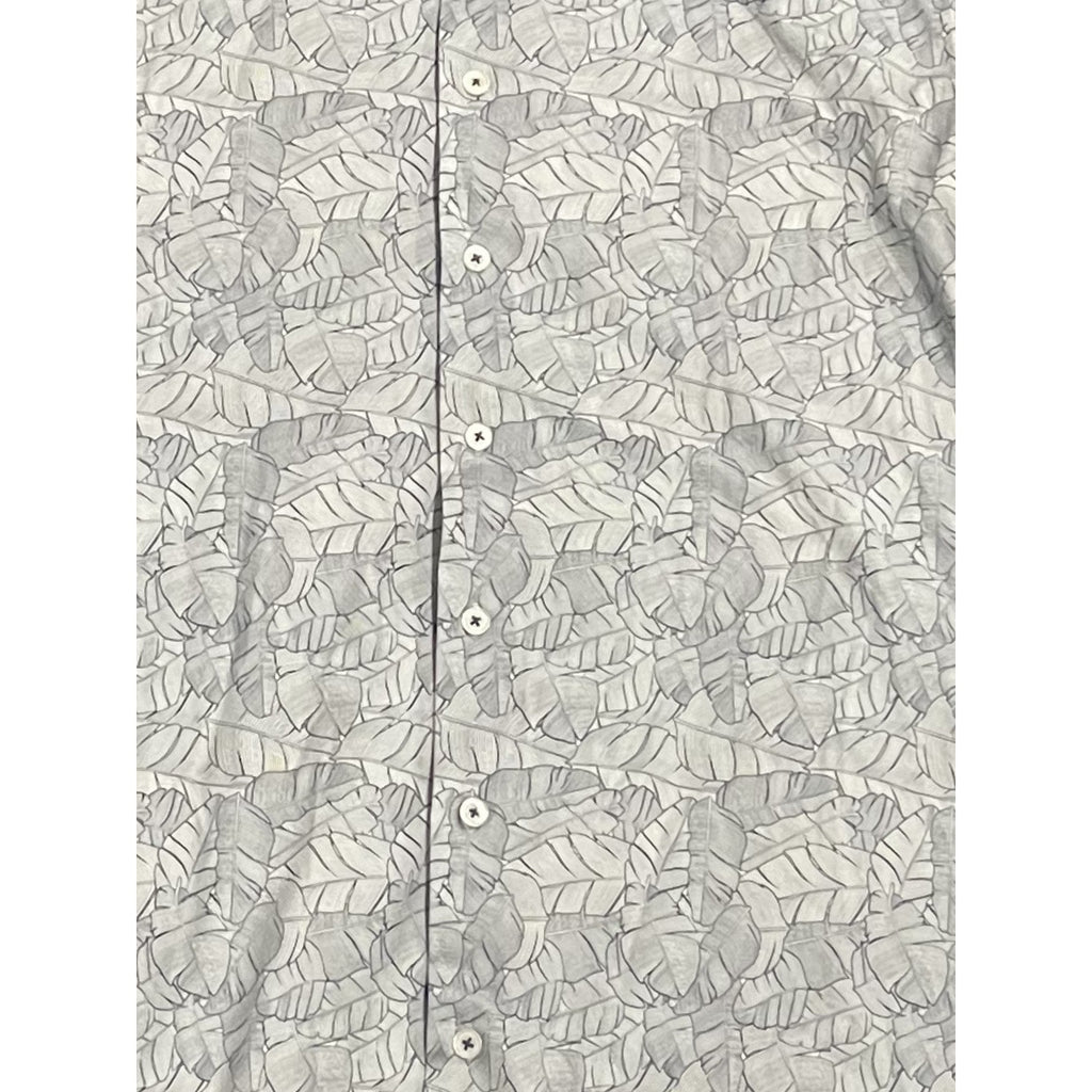 Bugatchi Long Sleeve Button Up Dress Shirt Size XL 8 Way Stretch Career Office
