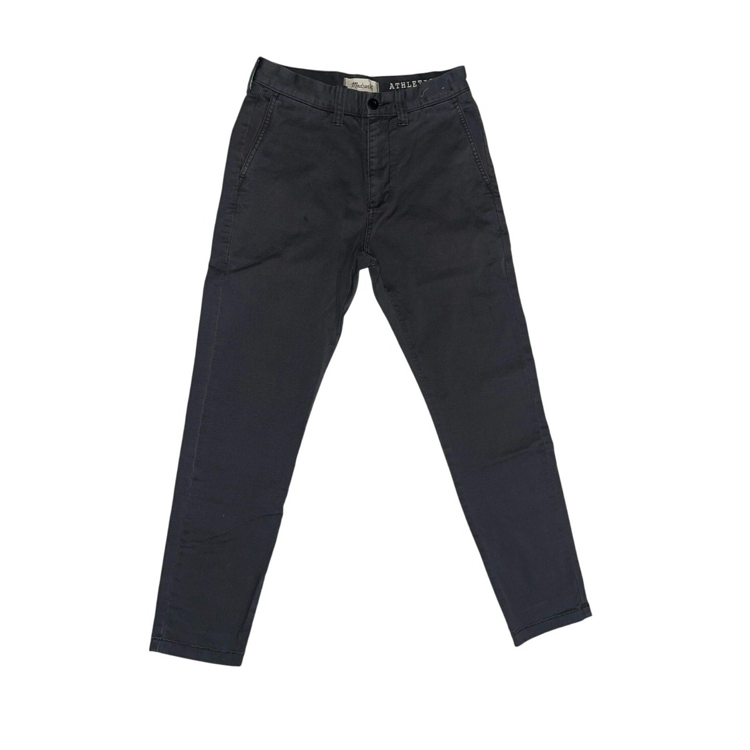 Madewell Men's Athletic Slim Gray chino pants Casual Preppy Size 28