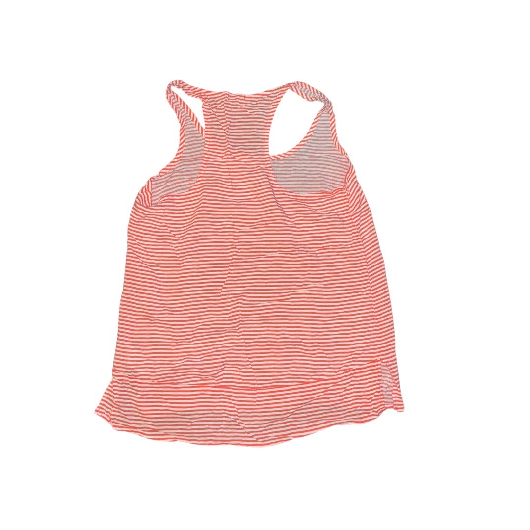 Splendid Womens Tank Top Striped Salmon White Lightweight Size Large loungewear