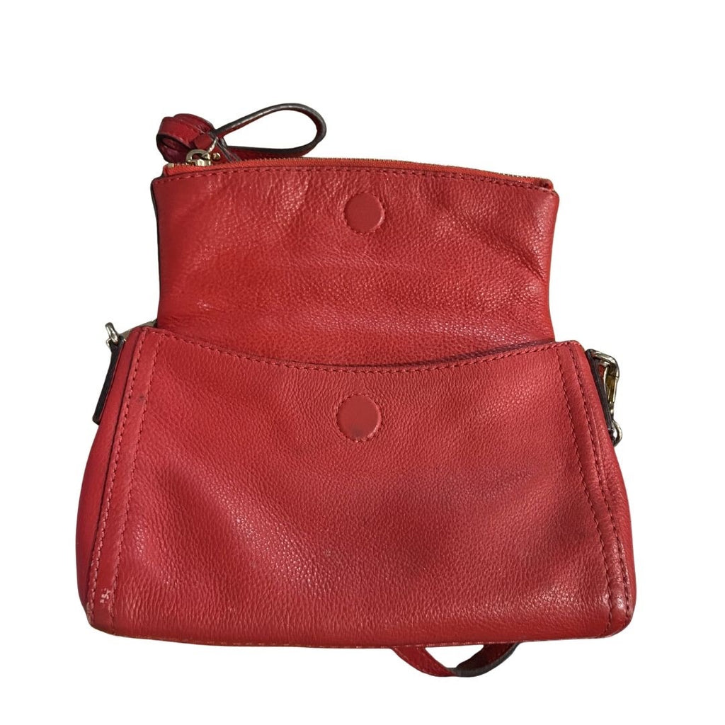 Kate Spade Cobble Hill Mini Carson Crossbody Leather Fold Over Flap Purse Y2K