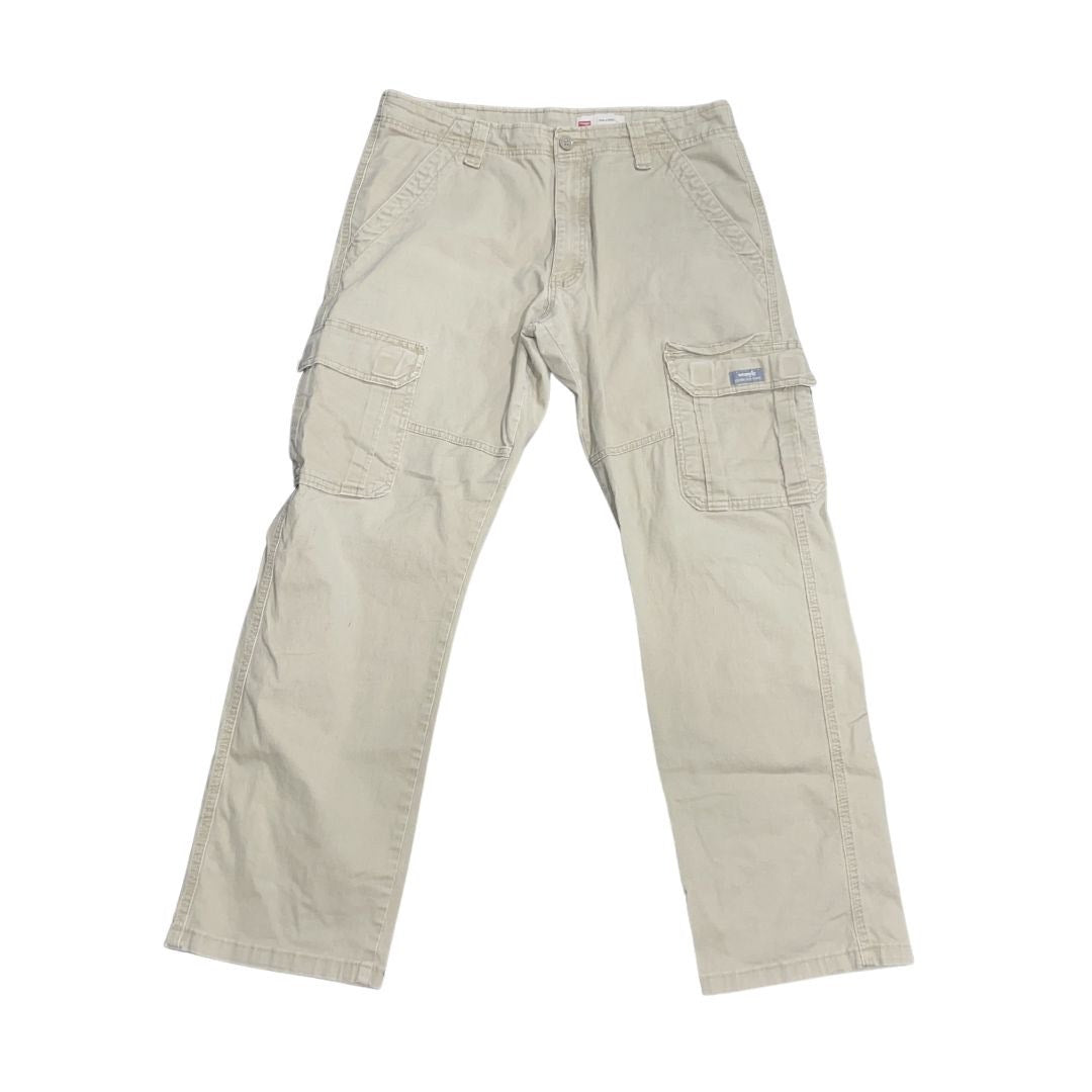 Wrangler Men's Cargo Relaxed Fit Pants SZ 32X30 Utility Workwear Y2K Streetwear