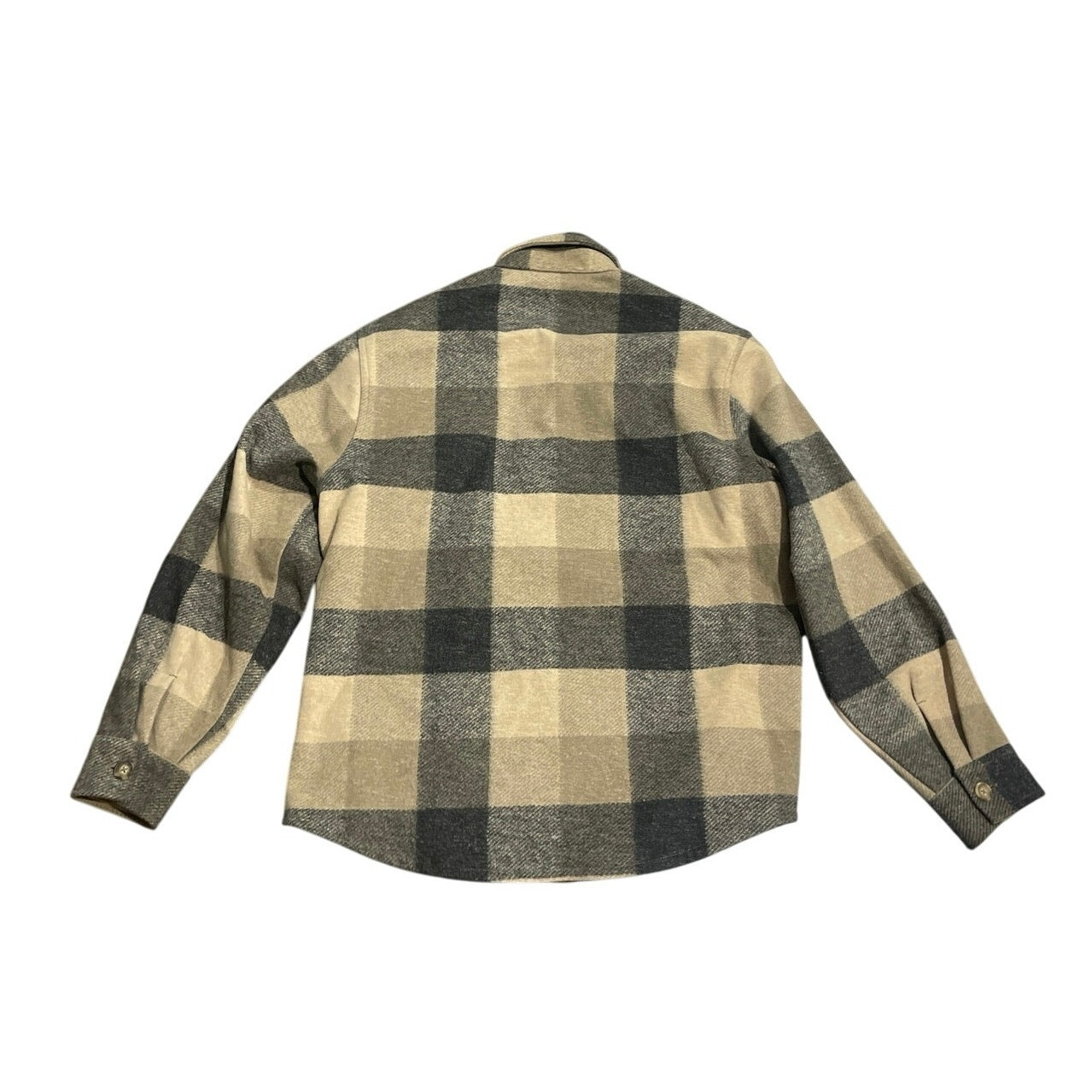 Banana Republic Button Up Long Sleeve Plaid Heavyweight Shirt Jacket Heritage