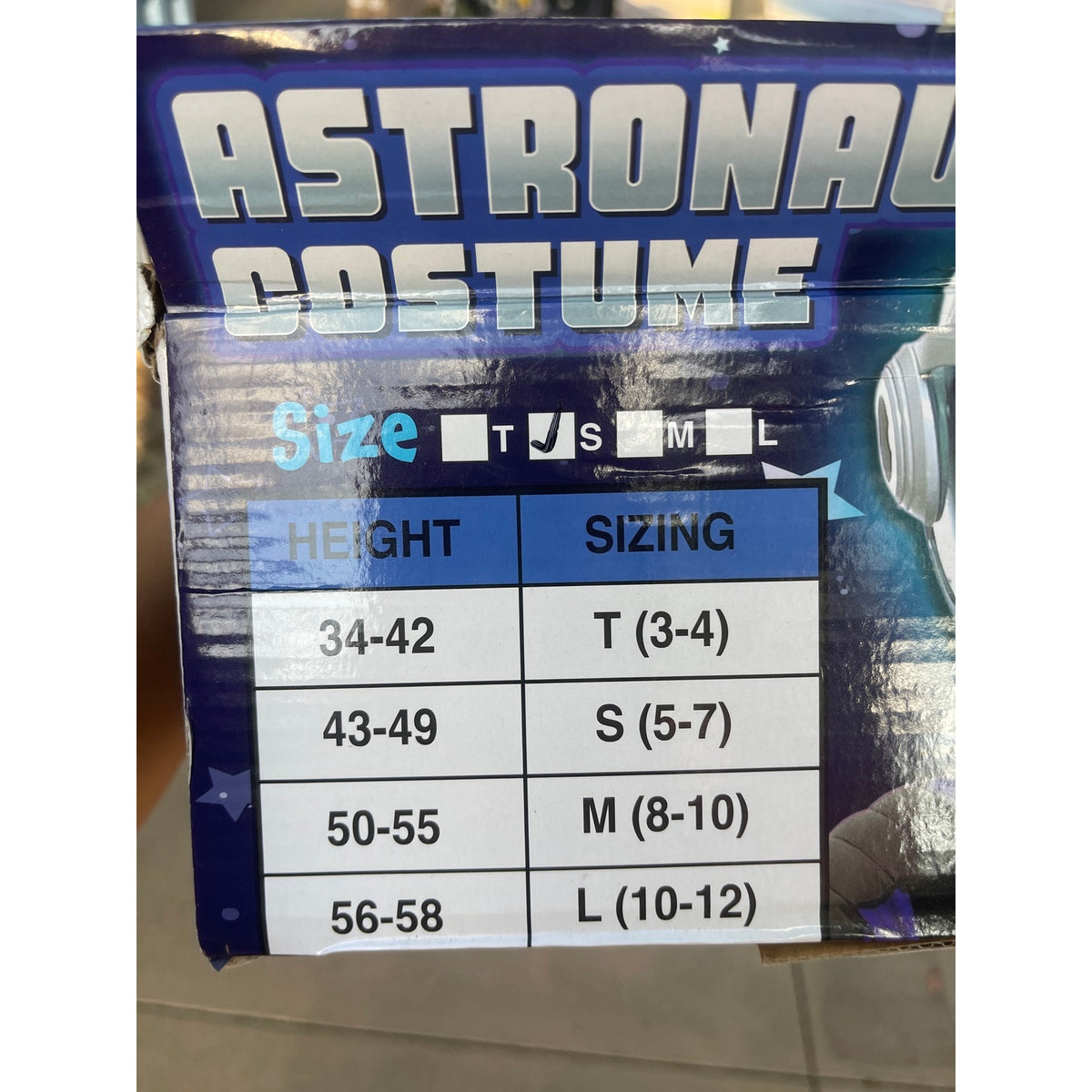 Spooktacular Creation Halloween Costume NASA Astronaut Jumpsuit S 5-7 Kidscore