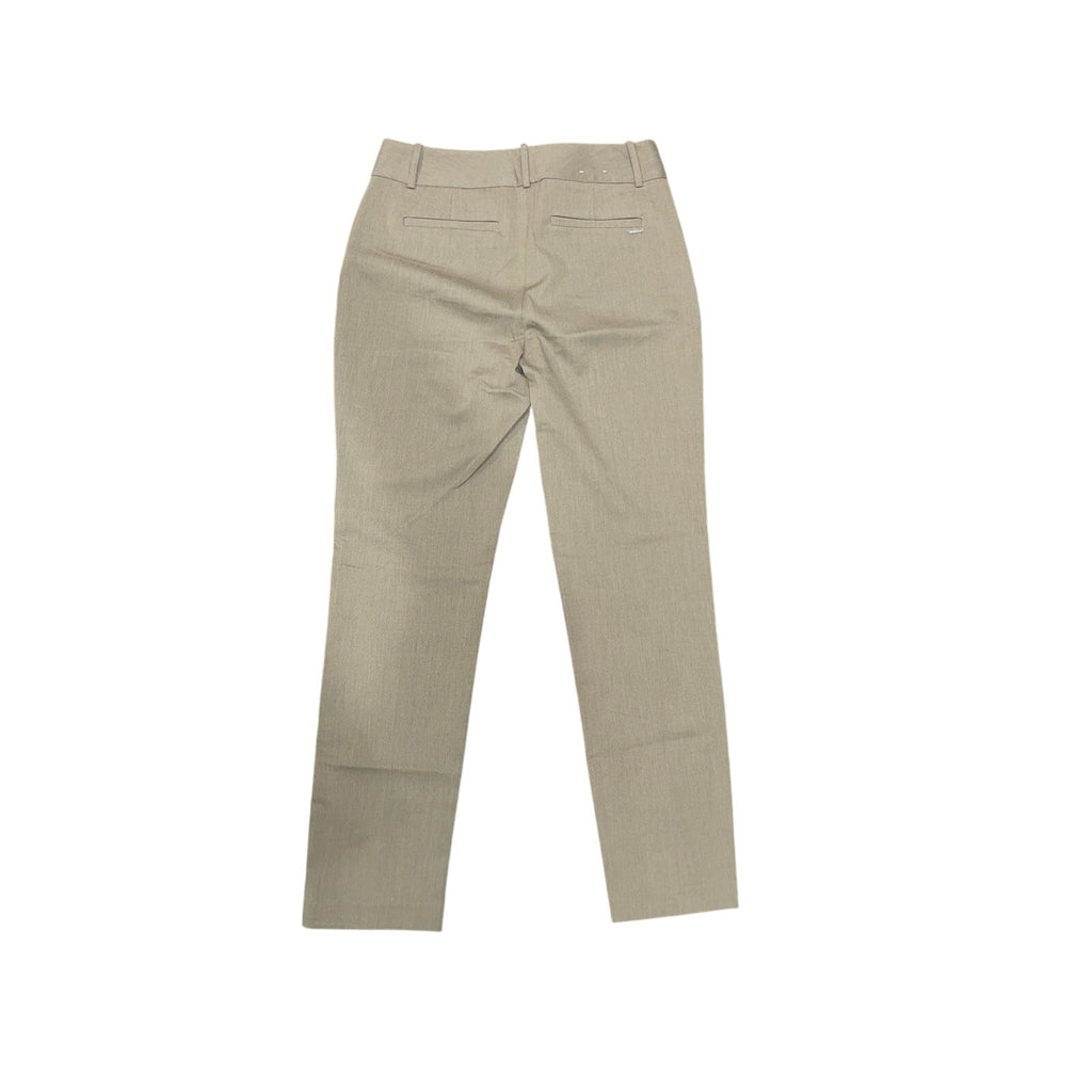 Calvin Klein Tan women dress Slacks Trousers Straight Leg Size 6 Career Office