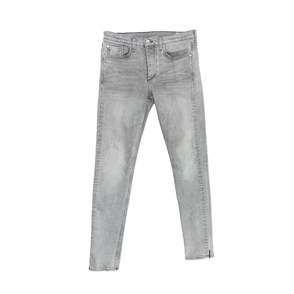 Rag & Bone Men's Fit 1 Extra Slim Button Fly Greyson Jeans Size 33 Punk Grunge