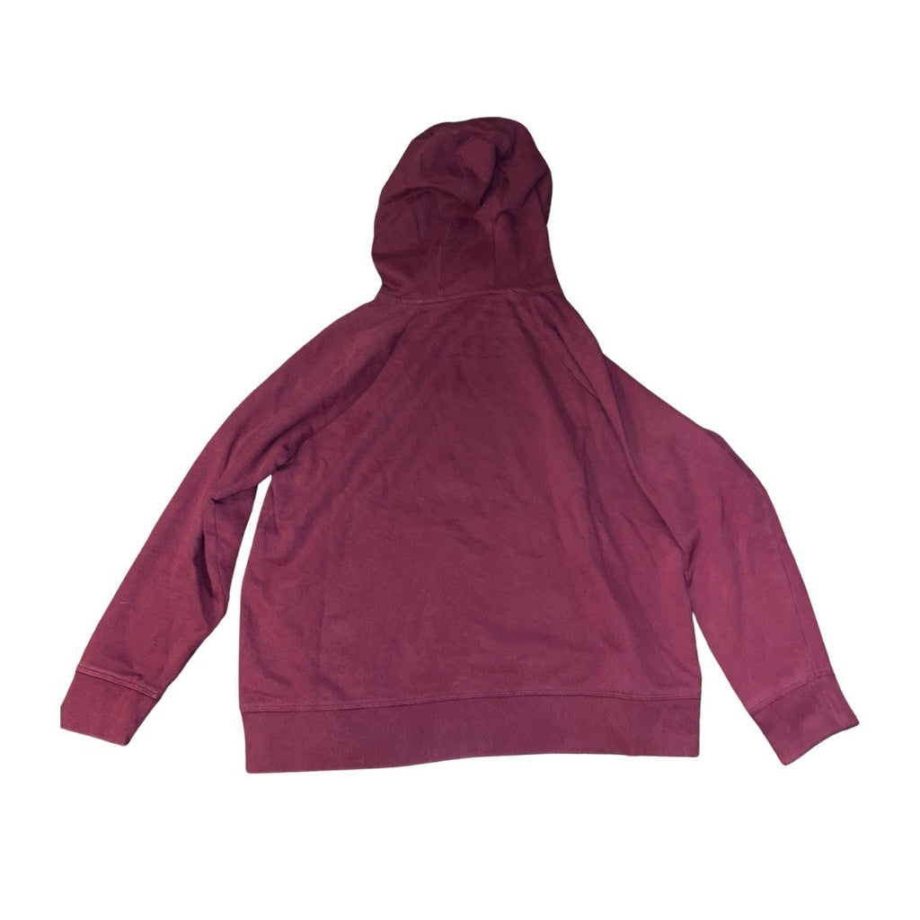Under Armour Rival Fleece Pullover Hoodie Burgundy SIze Large Athletic Wear