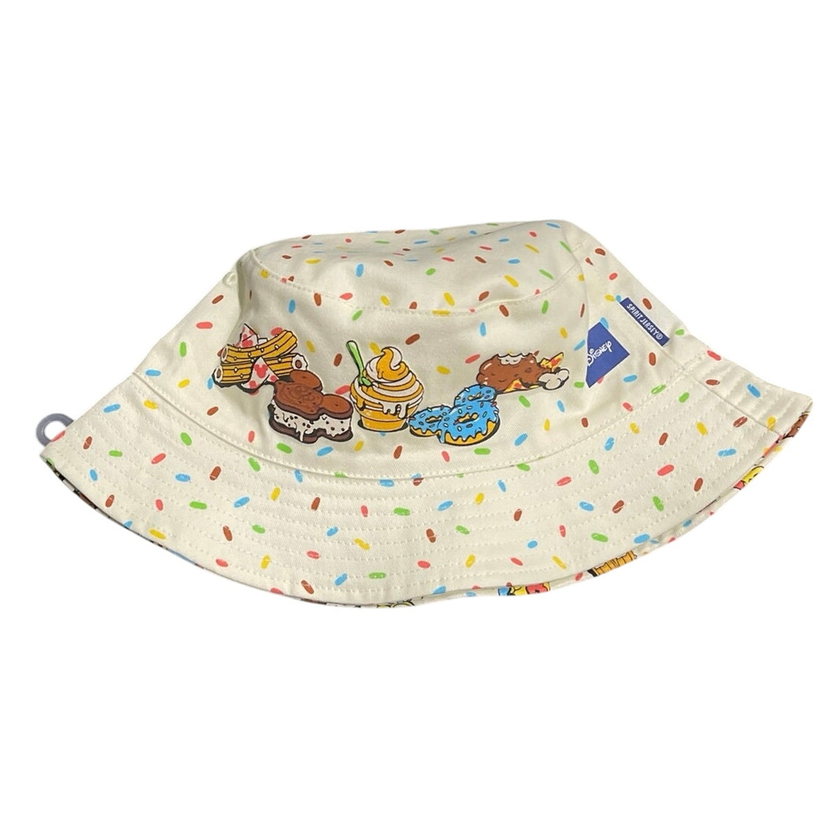 Disney Eats Reversible Bucket Hat By Spirit Jersey Bucket Hat NWT Embroidered