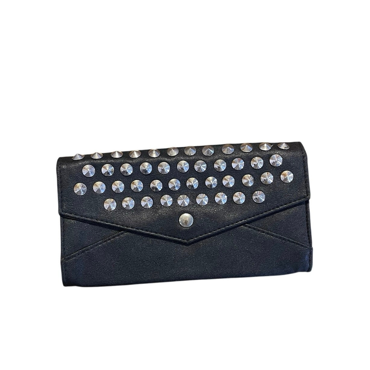 Women's Envelope Wallet with Studded Metal Spike design