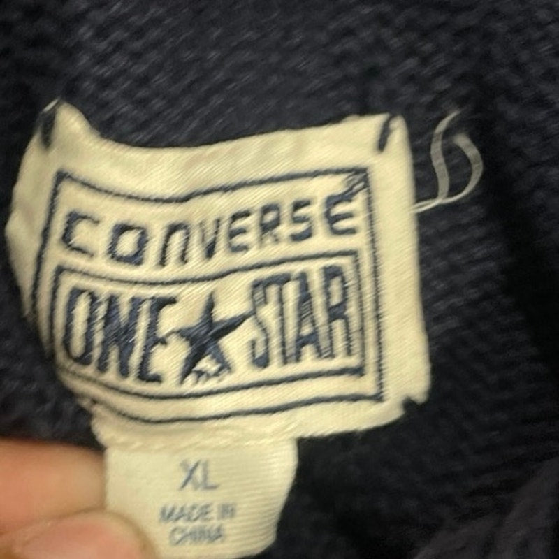 Converse One Star Men's Shawl Collar Ribbed Knit Sweater SZ XL Preppy Casual