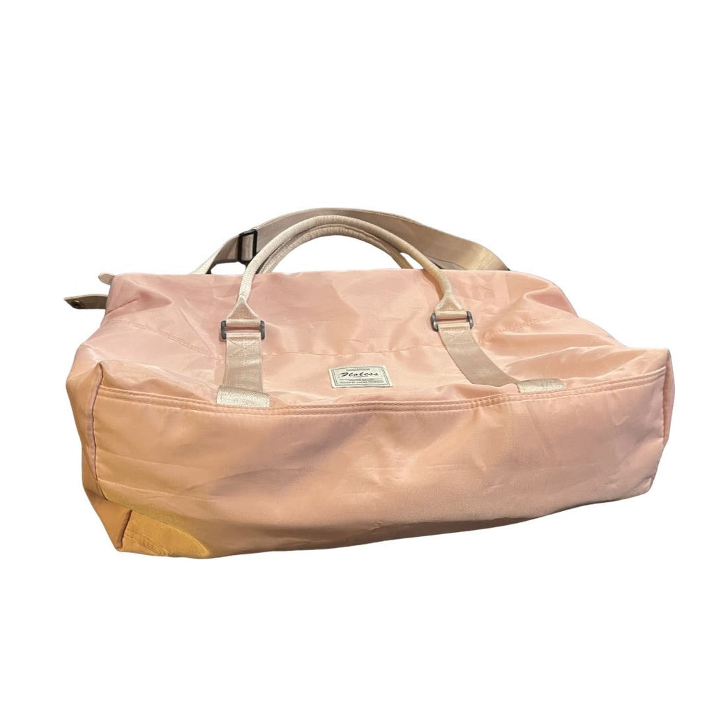 Floless Workshop Pink Nylon Duffel Travel Bag Weekender Carry On Gym Sports