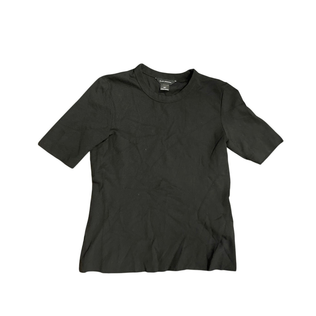 Club Monaco Lot of Two Black Shirts SZ S Casual Minimalist Chic Preppy