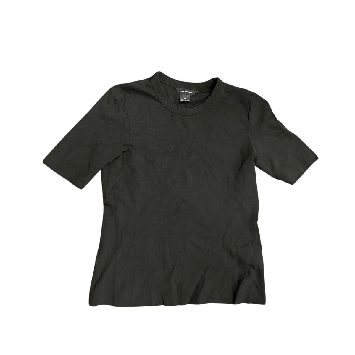Club Monaco Lot of Two Black Shirts SZ S Casual Minimalist Chic Preppy