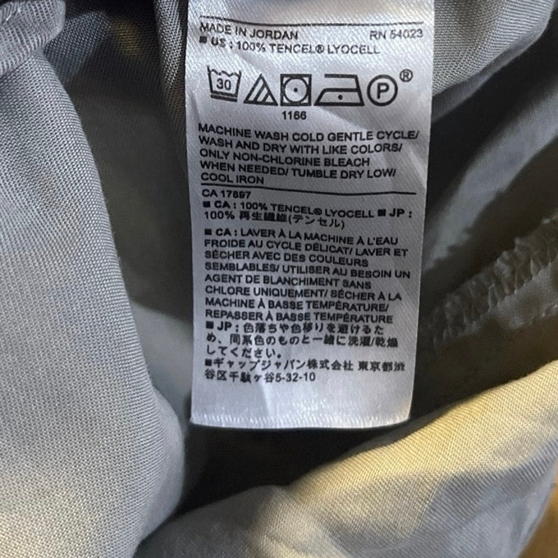 Banana Republic Drawstring Cargo Pants SZ L Zippered Utility Pockets Joggers