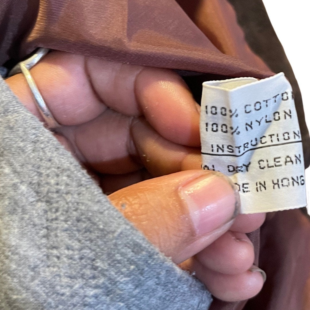 Vintage S.B.II by Bitterman Velvet Brown Two Button Blazer SZ 13/14 Retro Career