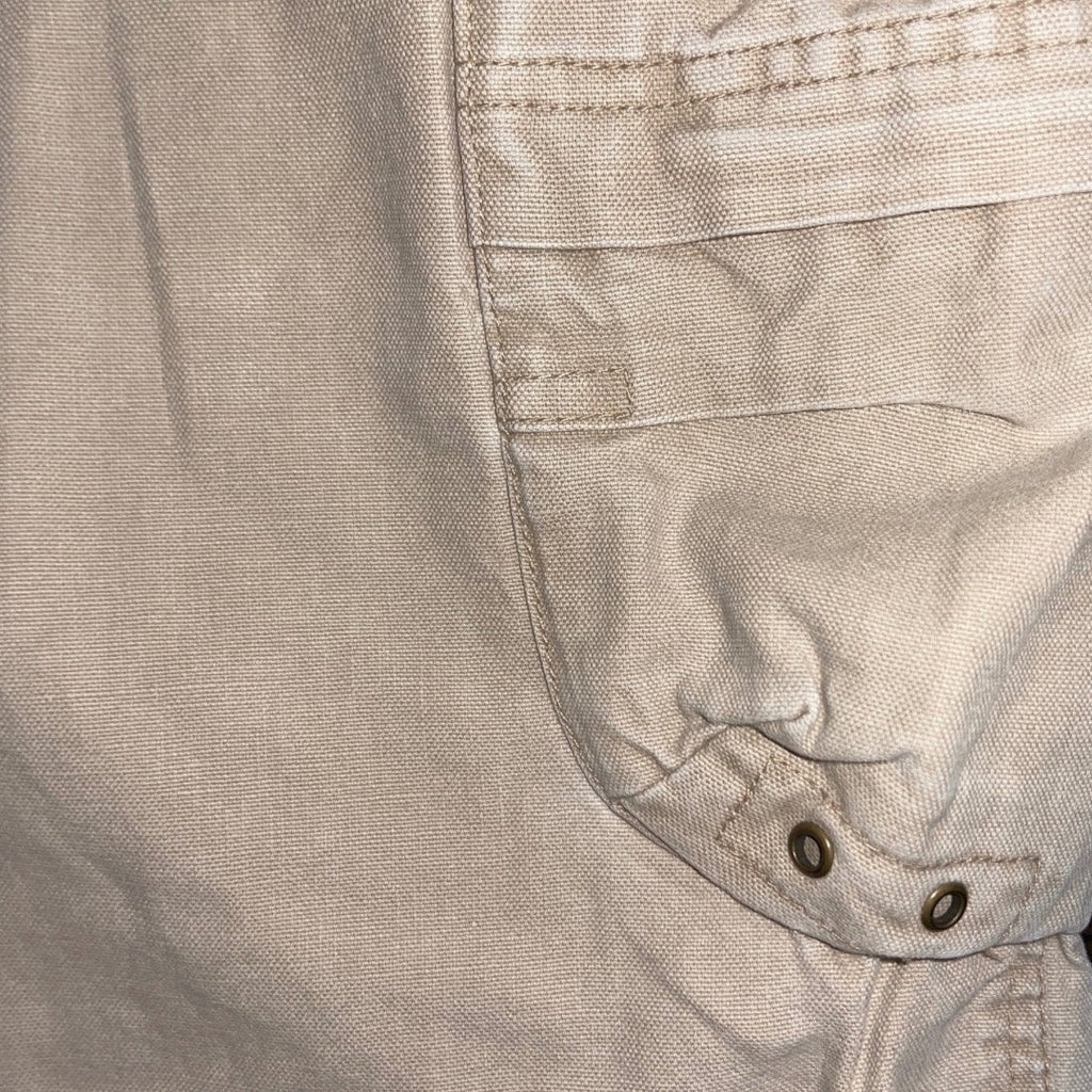Arizona Mens Khaki Tan Cargo Shorts Size 36