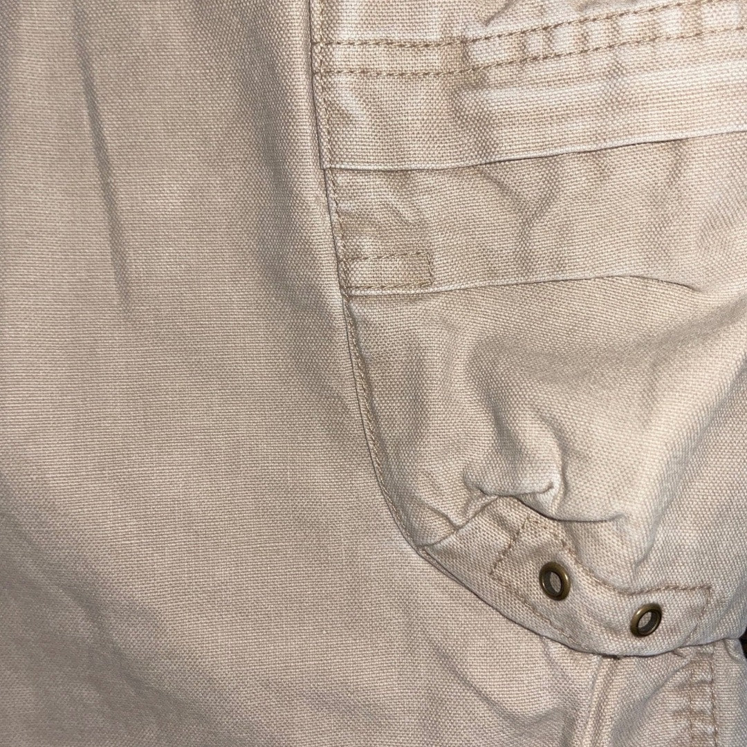 Arizona Mens Khaki Tan Cargo Shorts Size 36