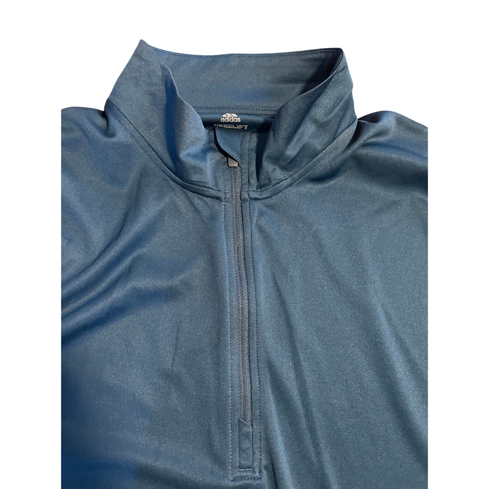 Blue Adidas Freelift Climalite long-sleeve Shirt
