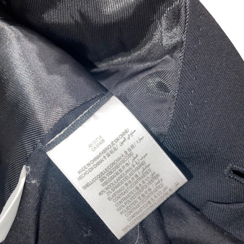 BCBGMAXAZRIA Black Tuxedo Vest Blazer Workwear Career Professional Size Medium