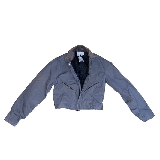 Vintage Walls Zero Zone Insulated Canvas Bomber Jacket Y2K Size Medium