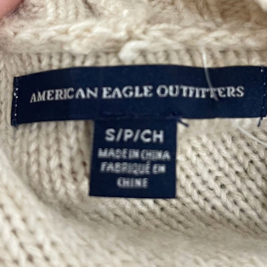 American Eagle Outfitters Pocket Open Front Knit Cardigan Sweater S Oversized