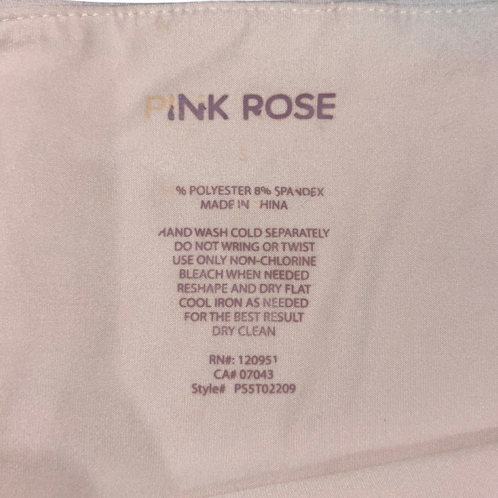 Pink Rose Bundle Set of Two BodySuits White and Rose Pink Size Small