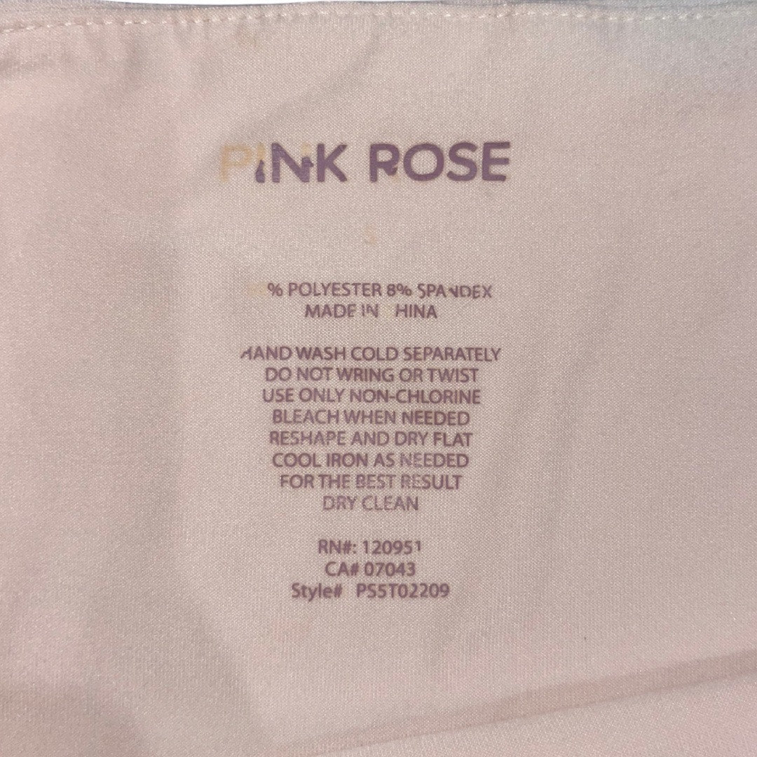 Pink Rose Bundle Set of Two BodySuits White and Rose Pink Size Small