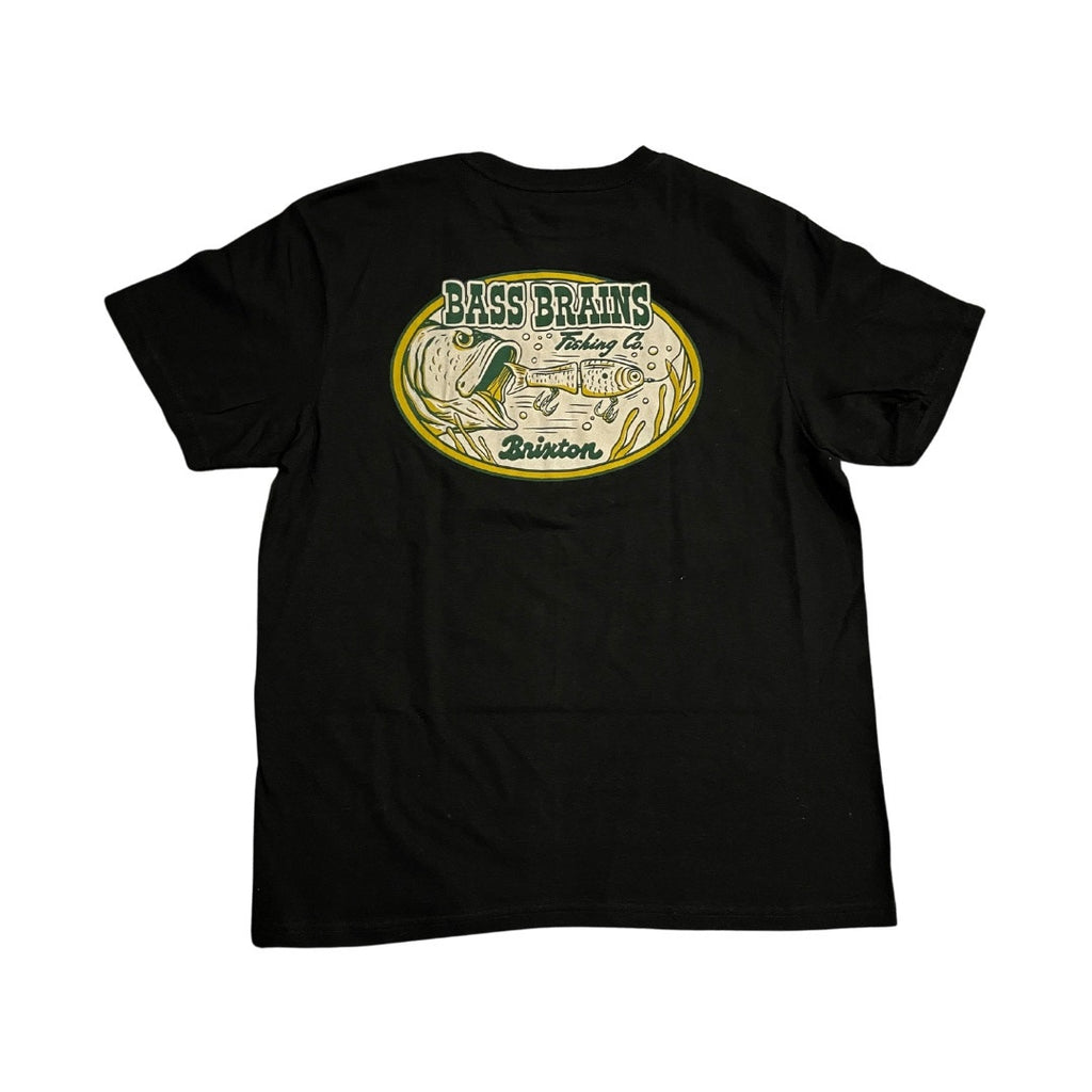 Brixton Bass brains Collab Standard T-Shirt 100 % Cotton Size Large NWT
