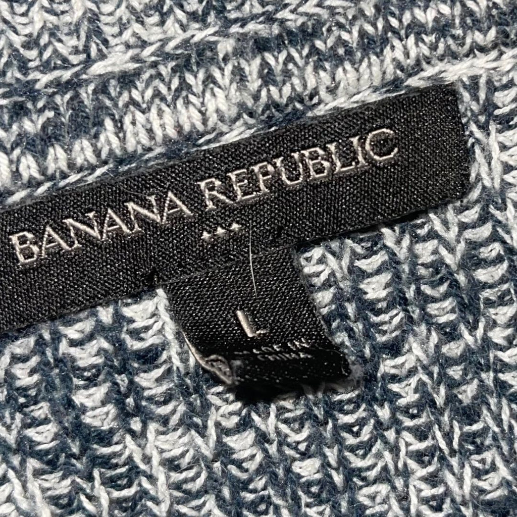 Banana Republic Open Knit Cardigan Sweater SZ L Lagenlook Comfort Casualwear
