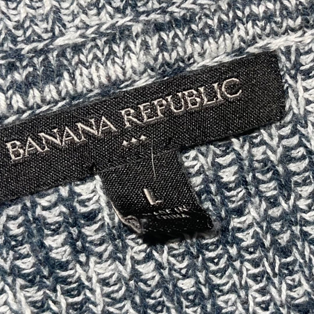 Banana Republic Open Knit Cardigan Sweater SZ L Lagenlook Comfort Casualwear