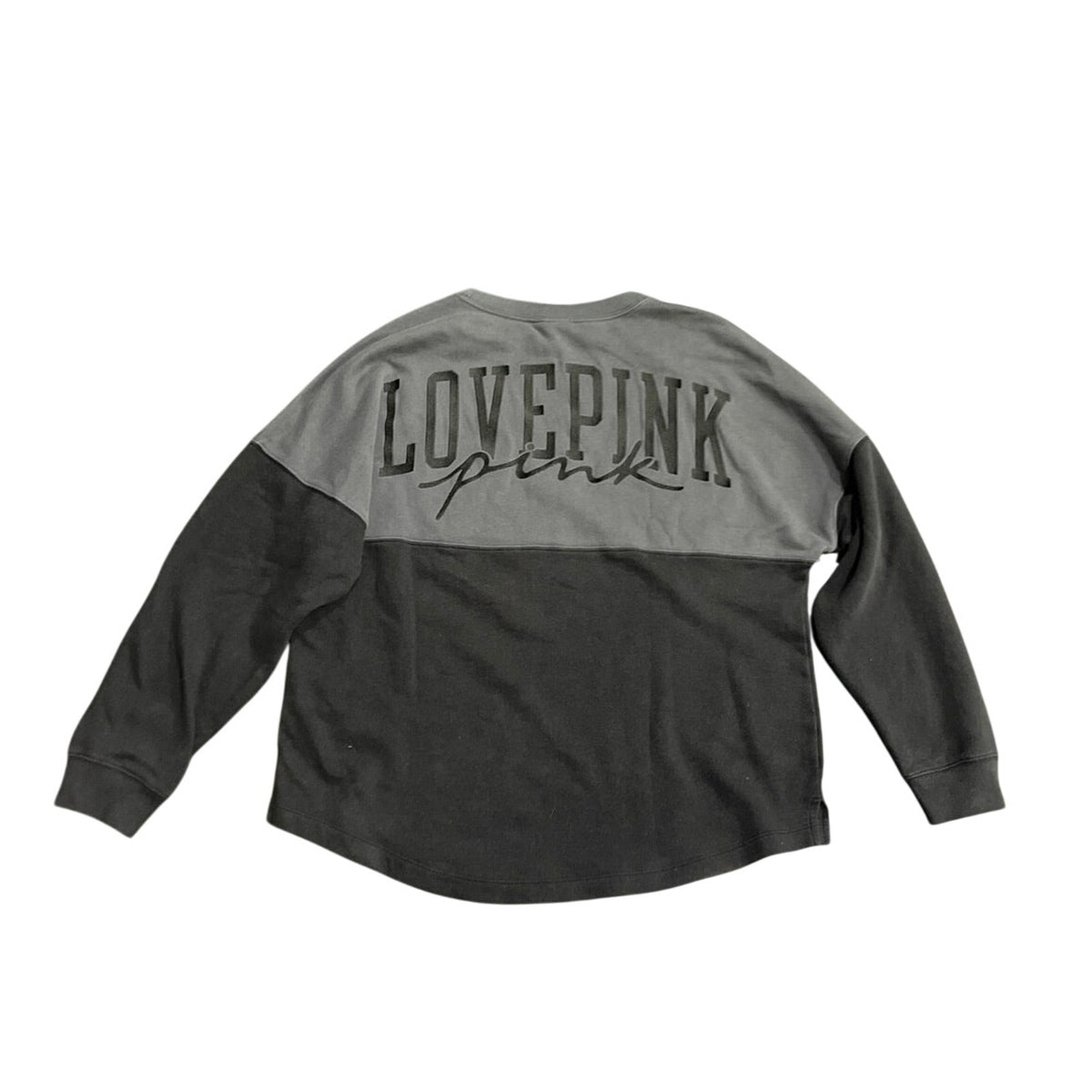 PINK Victoria's Secret Color-Block Crewneck Sweatshirt SZ M Loungewear Y2K
