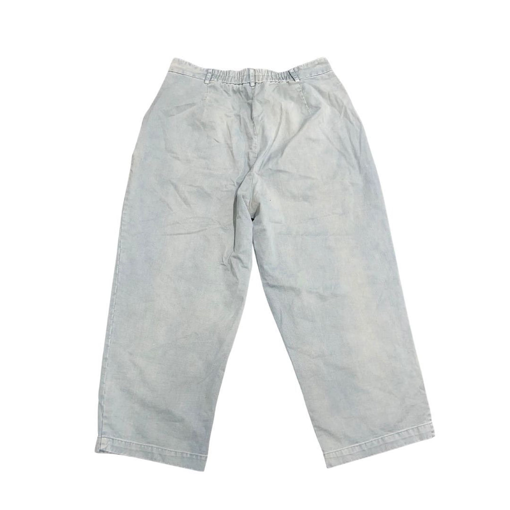 BDG Urban Outfitters Baggy Chino Pants Elastic Waist SZ XL Capris Pocket Casual