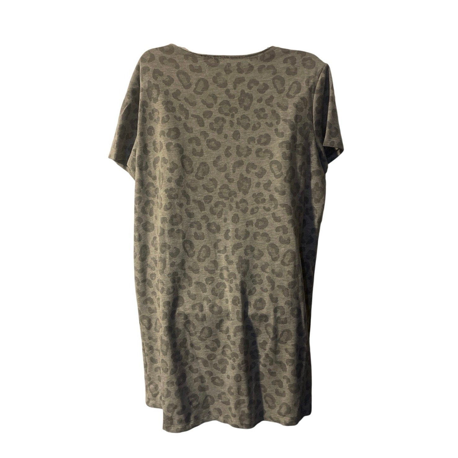 Mudpie V-Neck French Terry Short Sleeve Dress Size Medium Streetwear Casual