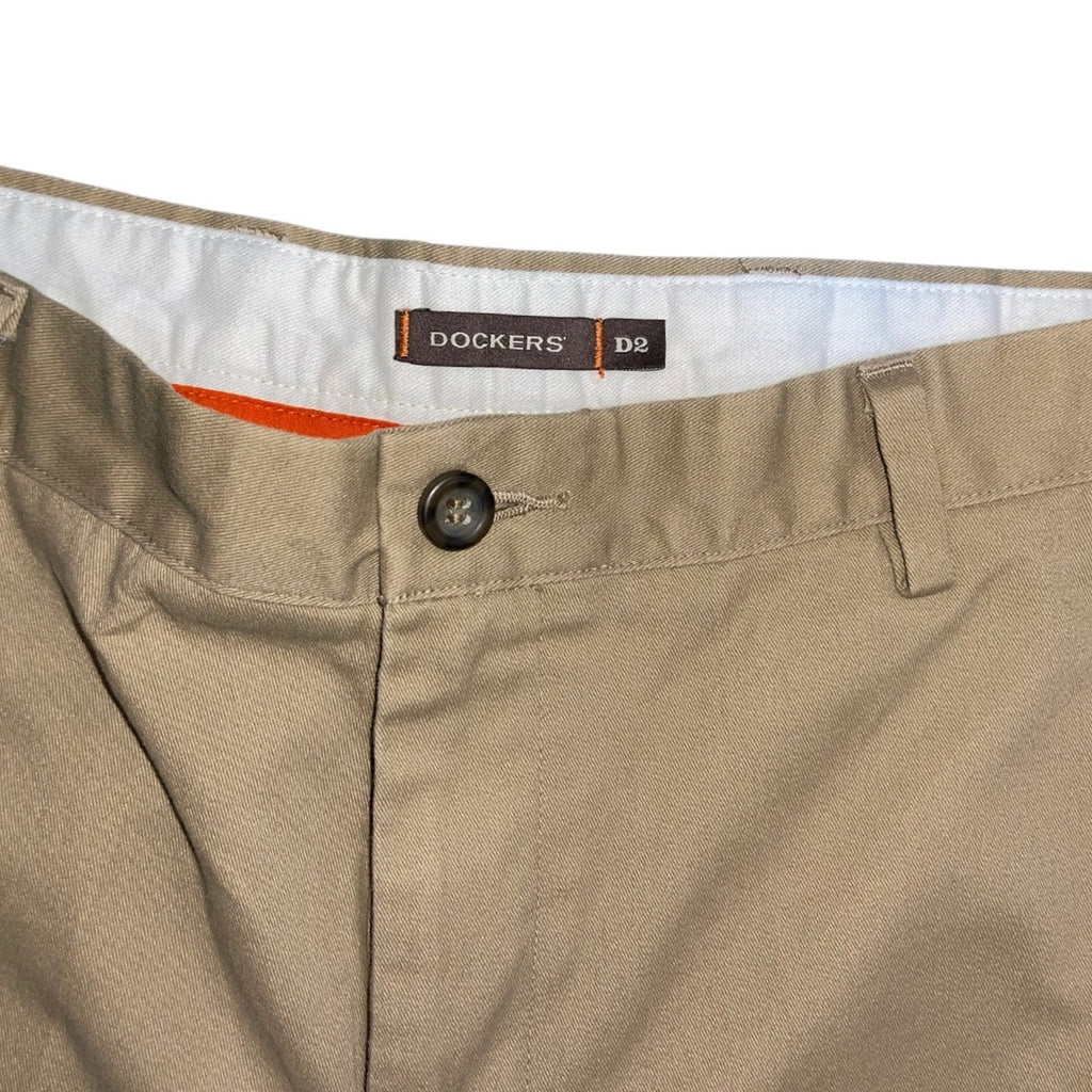 Dockers Men's 34 X 30 Brown Khaki Straight Fit