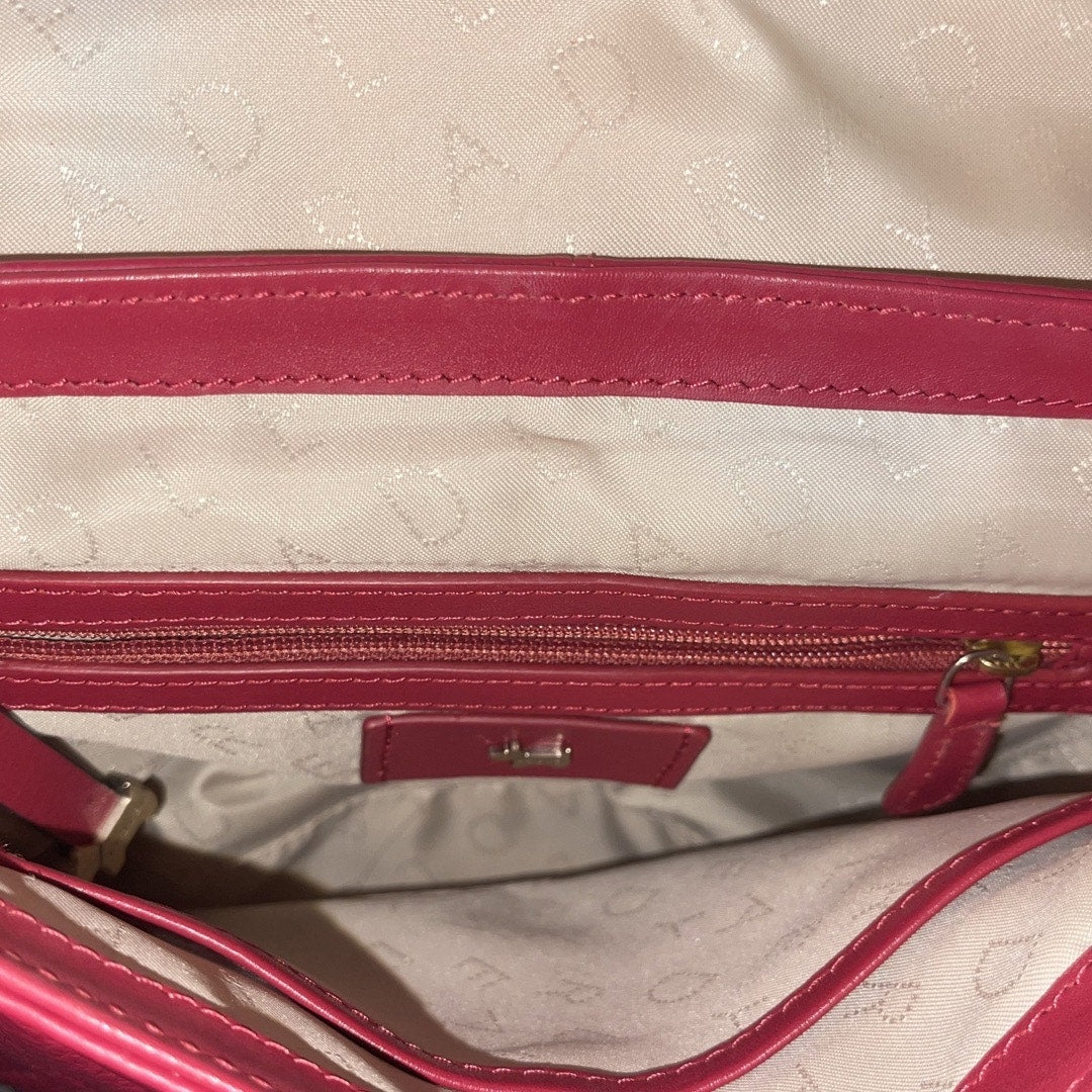 Radley London Dorset Street Quilted Red Leather Crossbody Bag Quiet Luxury