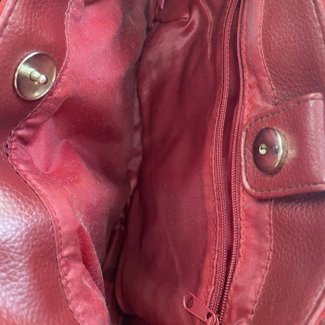 Shiseido Suede Shoulder Purge Bag