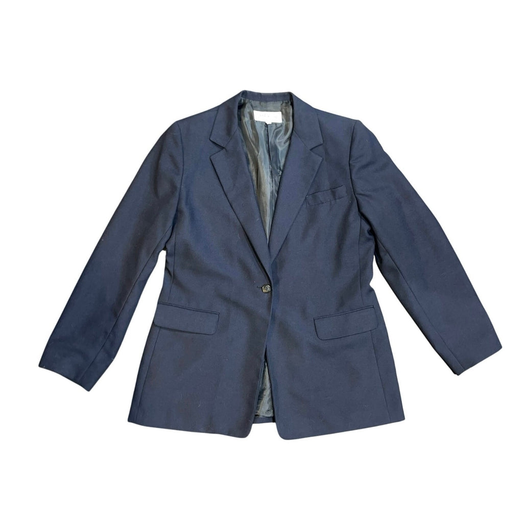 ORVIS Womens Navy Blue Blazer Jacket Size 12