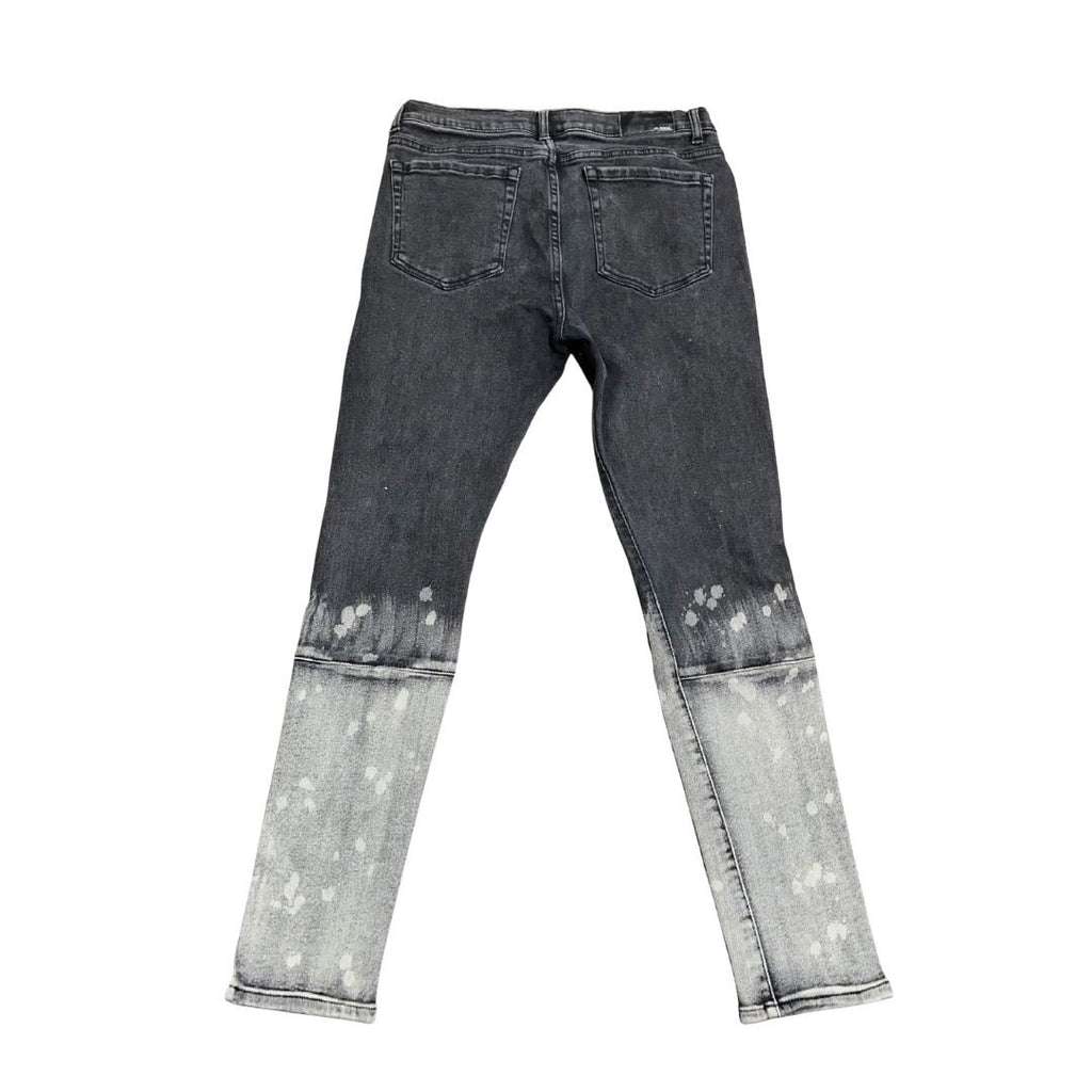 Forever 21 Men Distressed two toned Skinny Jeans Size 33 Grunge Punk Slim
