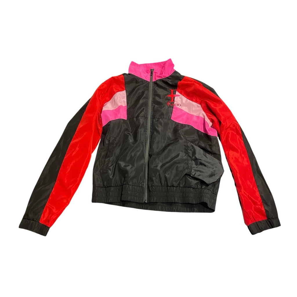 Faneto Color Block Windbreaker Track Jacket SZ XXL Retro 90s Inspired Athletic
