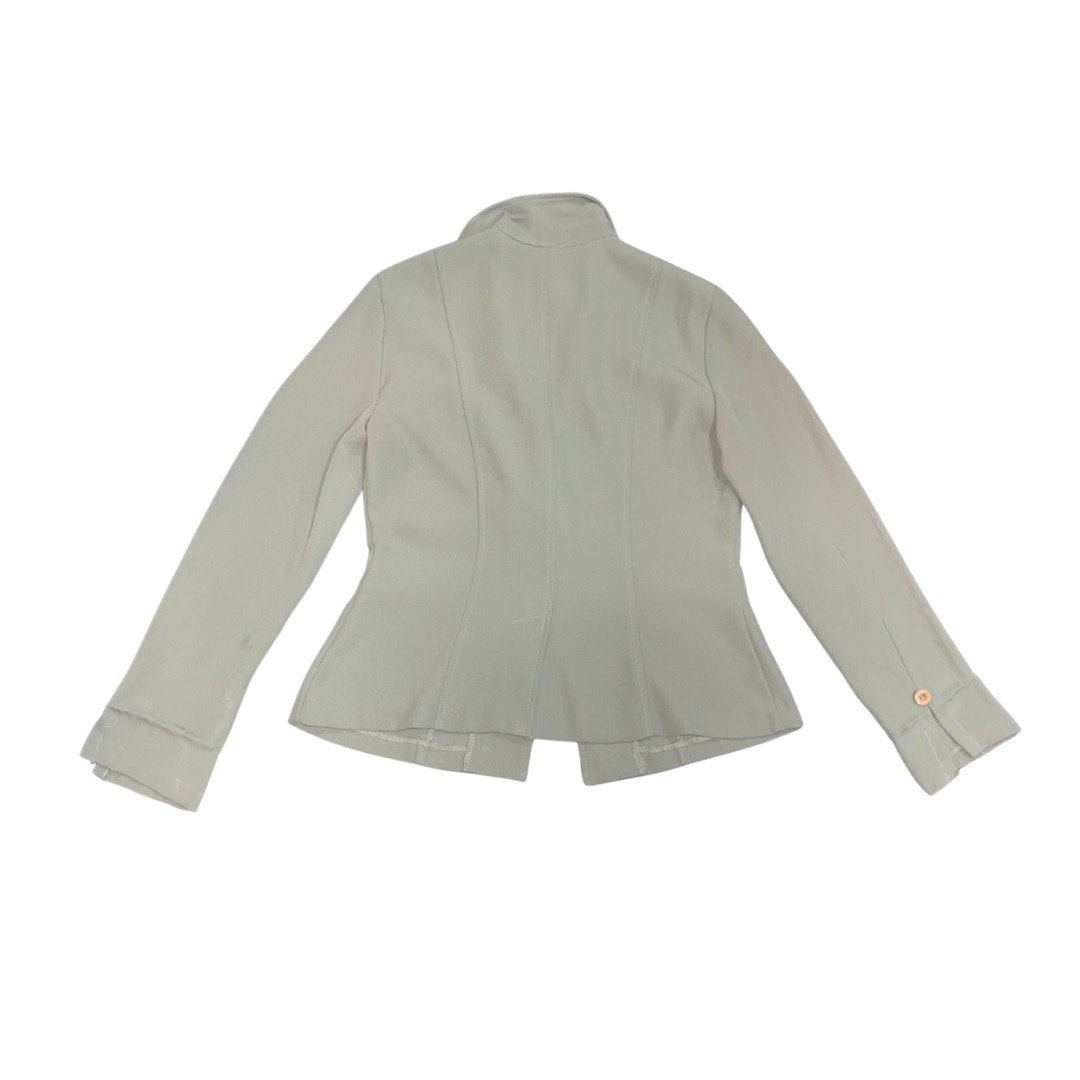 Mystic Vintage Skirt Suit Blazer Size Medium Sage Green Career Office Business