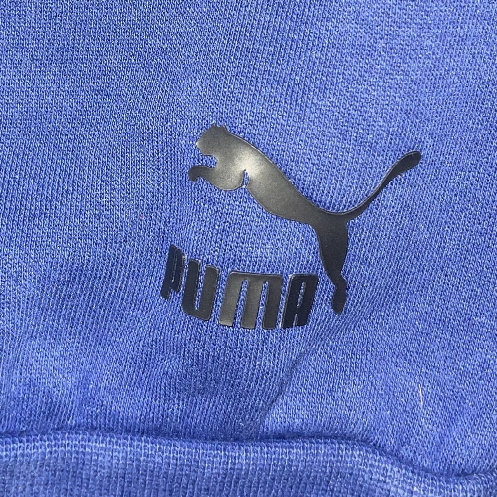 Puma Blue Crewneck Pullover Sweatshirt Size Small Athletic-wear Active Sporty