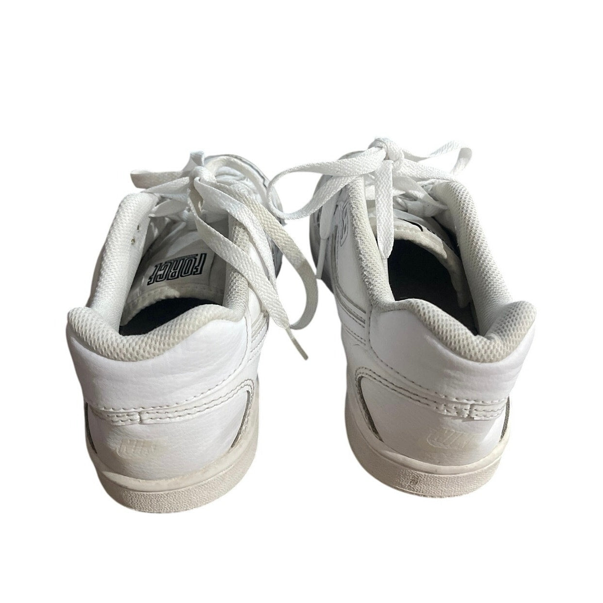 Nike Son of Force Sneakers Shoes Triple White SZ Women 7 Kids 5.5 Athletic