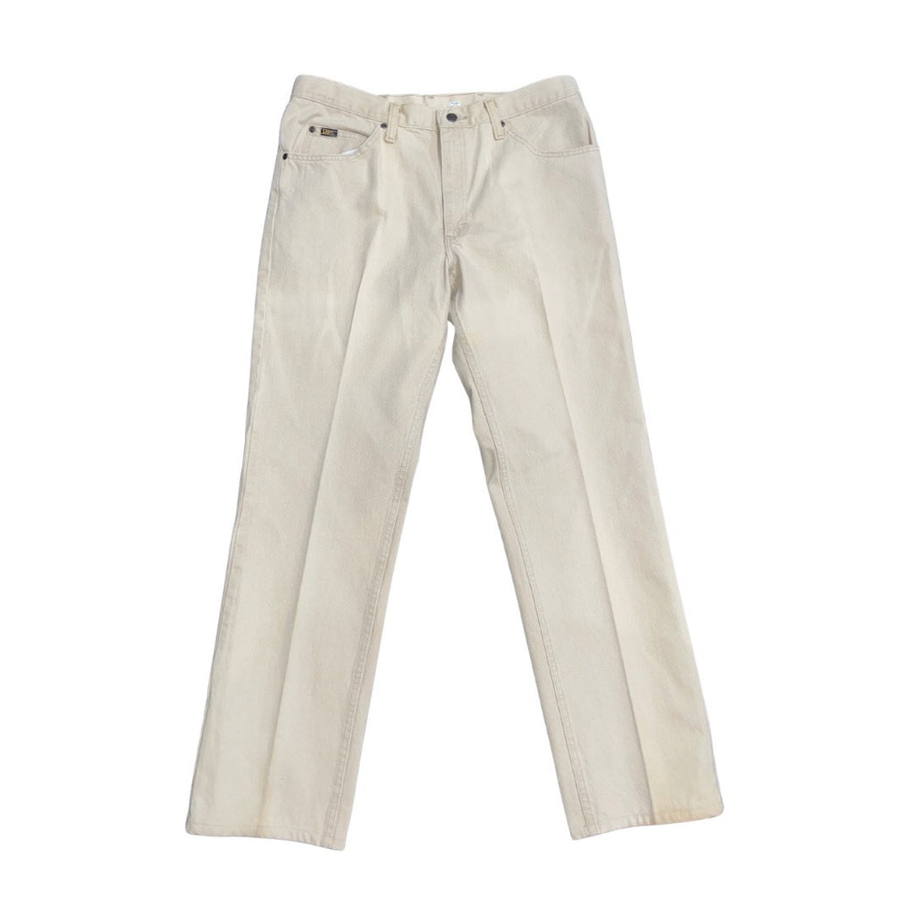 Lee Mens Tan Jeans Pants Size 36X32 Straight Leg Regular Fit Streetwear Casual